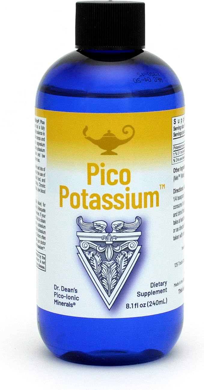 RnA ReSet Pico Potassium – Liquid Potassium Supplement for High Absorption 8.1 Fl Oz (1-Pack) NSF Contents Certified Heart Health Muscle Function Brain Health Hydration