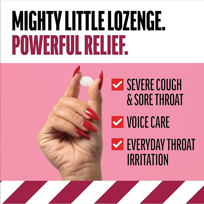 Fisherman's Friend Sugar Free Cherry Flavored Cough Lozenges (40 Drops x 6-Pack) 6.9mg Natural Menthol Cooling Relief from Sore Throat Persistent Cough &amp Everyday Irritation Vegan &amp Gluten