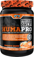 ALR Industries HumaPro Essential Amino Acid Formula | EAA Protein Supplement | Supports Muscle Recovery &amp Performance | Vegan Gluten Free | | 45 Servings (Mandarin Orange)