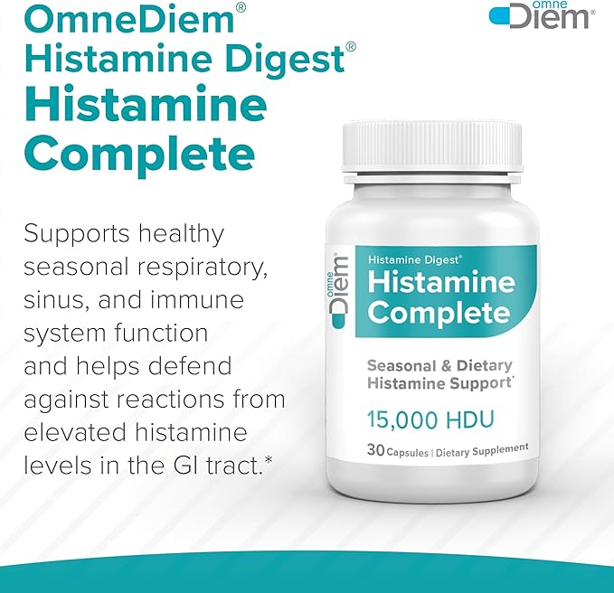 Histamine Complete - Histamine Digest Seasonal Support &amp Dietary Histamine Support 30 Caps