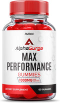 Alpha Surge Gummies - Official Formula - Alpha Surge Gummies XL Size Alpha Surge Advanced Strength Formula Overall Daily Health Support 1000mg AlphaSurge Maximum Wellness Supplement (60 Gummies)