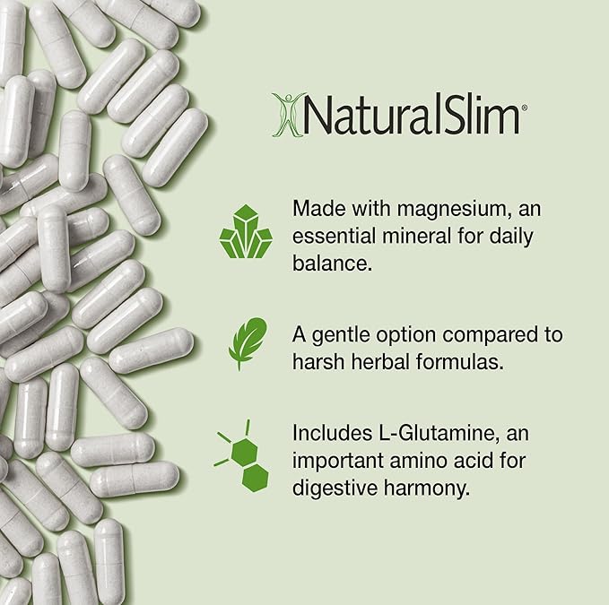 Naturalslim Magnesium Oxide - Constipend for Constipation Relief Colon Cleanser &amp Stool Softeners for Women &amp Men with Magnesium Citrate Aspartate &amp Olive Extract - 120 Vegetable Capsul