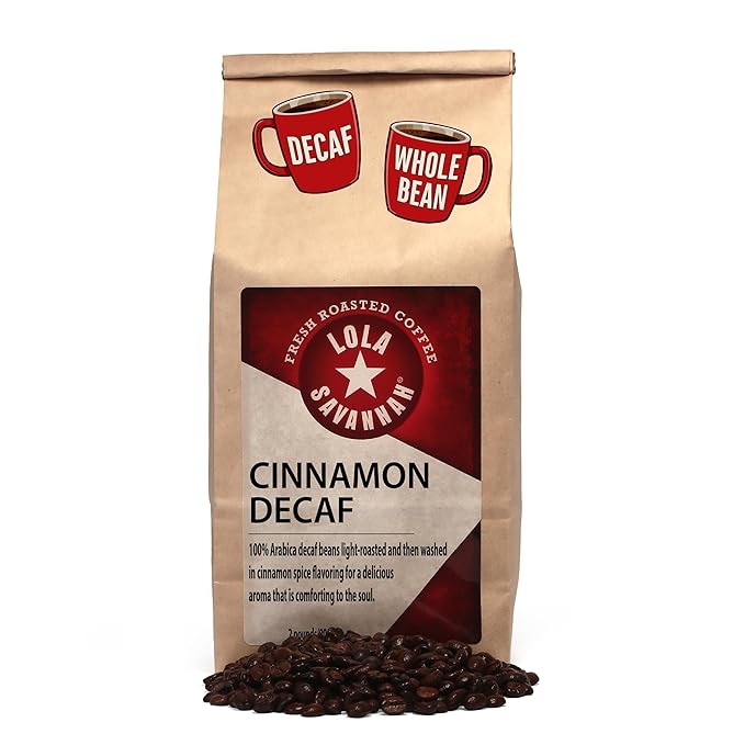 Lola Savannah Cinnamon Whole Bean Decaf Coffee 2lb