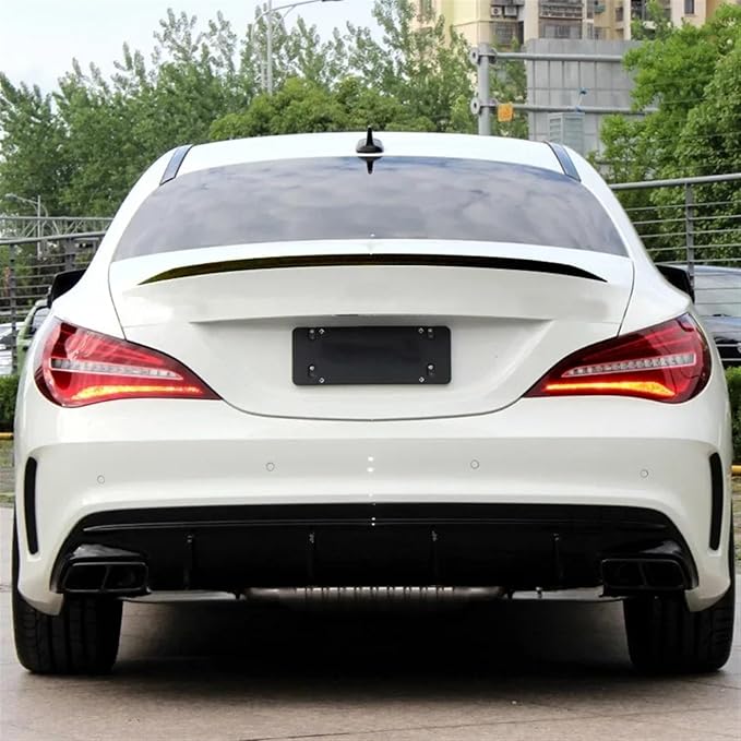 Car Rear Roof Trunk Spoiler Compatible for Mercedes Benz CLA Class C117 CLA180 CLA200 CLA250 CLA45 A-MG 2013-2019 Tail Wing Body Kit Tuning(Carbon Look)