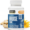 ZAX'S Bruise Vitamin Pharmacist Developed Bruising Supplements Potent Bruising Swelling Reducer Zinc Vitamin K D3 Ascorbic Acid Citrus Bioflavonoids 60 Caps Combine Arnica Bruise Cream