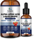 Alpha Lipoic Acid 1000mg Liquid Drops Max Strength 11-in-1 ALA Supplement w. Acetyl L-Carnitine Benfotiamine &amp B1 B12 C E Alpha-Lipoic Acid Nutritional for Neuropathy Nerve Energy Antioxidant