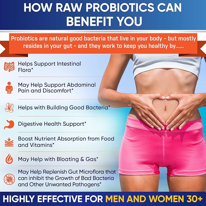Wholesome Wellness Organic Probiotics 100 Billion CFU + Digestive Enzymes 1000mg with Prebiotics Bundle