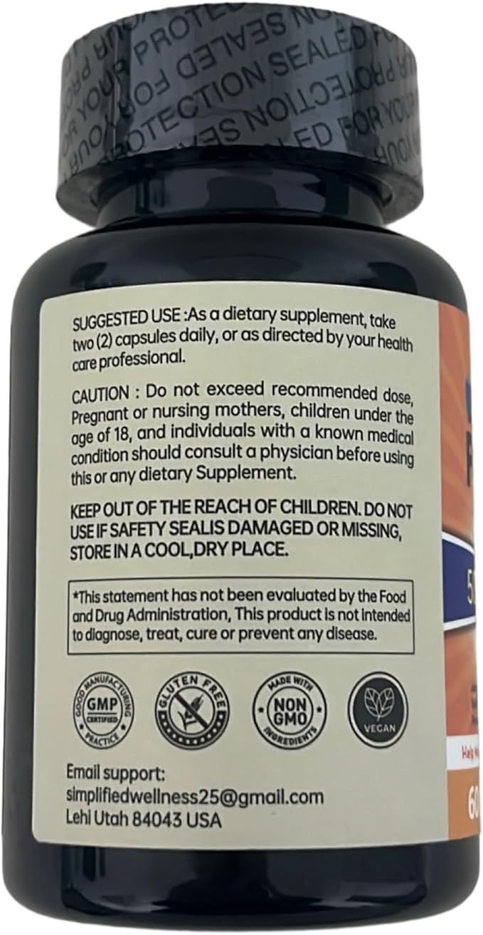 Probiotics 50 Billion CFU 20 Strains 60 Vegetarian Capsules Non-GMO Digestive Enzyme Complex 3 Pack 90 Day Supply