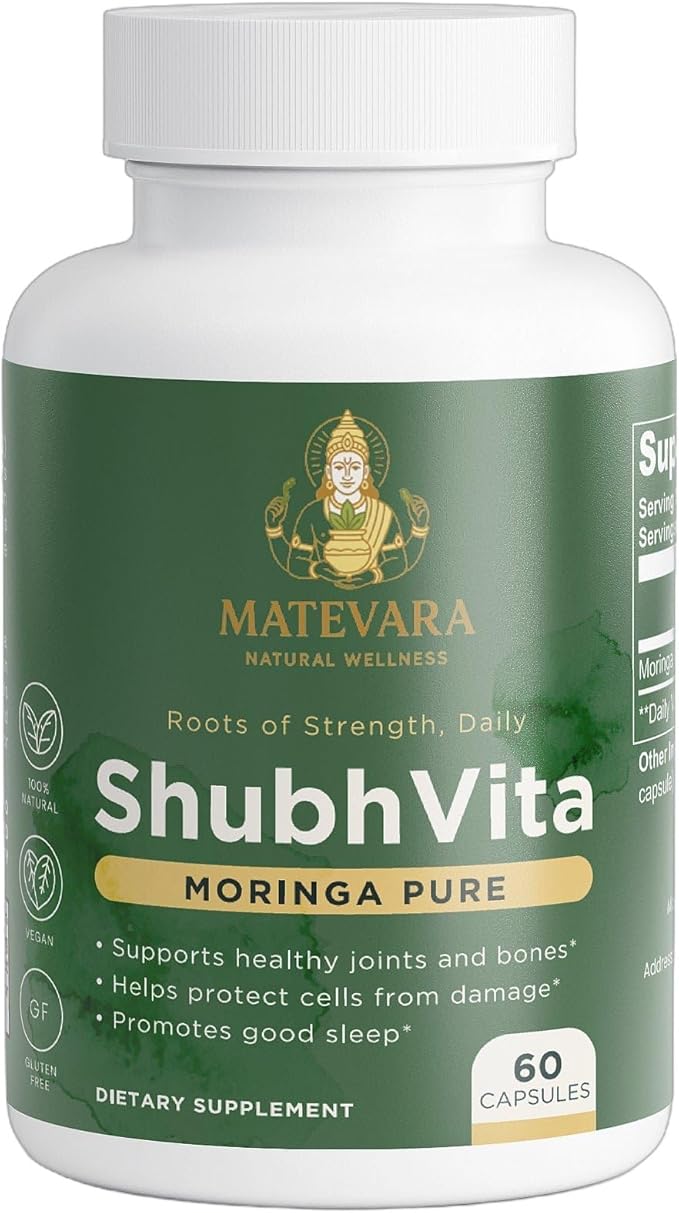 ShubhVita Moringa Pure | Vegan Capsules | 60 Count