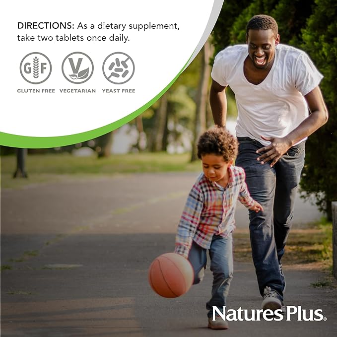 NaturesPlus Ultra Hair - 60 Sustained Release Tablets - Supports Healthy Hair Growth - for Men &amp Women - Gluten Free - 30 Total Servings