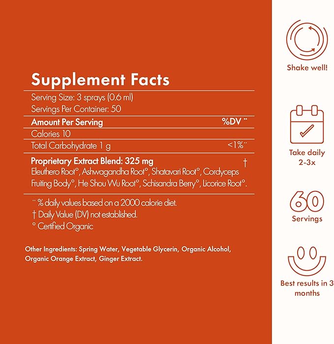 Xula Herbs Hi Energy – Cortisol Supplement for Women &amp Men with Ashwagandha &amp Cordyceps – Adrenal Support Supplement &amp Herbal Daily Support – Vegan Adaptogen Blend – 60 Servings