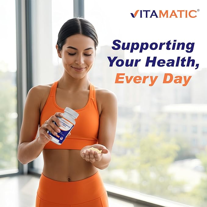 Vitamatic Saccharomyces Boulardii Probiotic 10B per Serving + Yeast Extract (MOS Yeast Fraction) 300 mg - 60 DR Capsules - Made in The USA-2 Pack
