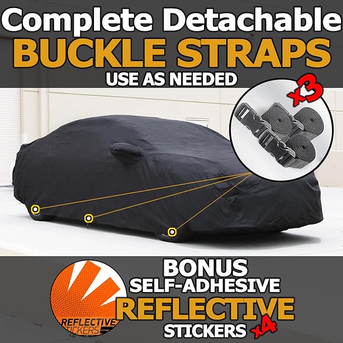 Car Cover Fits 2022 2023 2024 2025 Mercedes-Benz CLA250 CLA35 CLA45 XTREMECOVERPRO Diamond Series Black