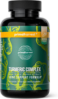 Primal Harvest 1 Pack Primal Turmeric Complex w/Black Pepper Extract Joint and Mobility Support Turmeric Supplement for Women &amp Men 60 Capsules