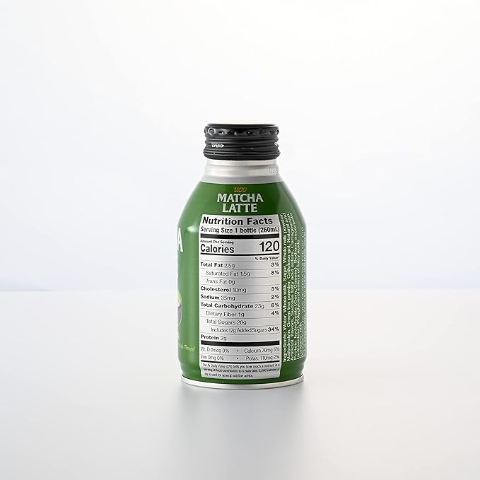 UCC Ready to Drink Matcha Latte 8.79 FL OZ (Pack of 24) Delicious Premium Green Tea Leaves and Rich Milk Convenient Bottled Drinks For On-the-Go Imported from Japan