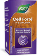 Nature's Way Cell Forté IP-6 &amp Inositol Immune Support Supplement with Calcium Phosphorus and Magnesium* Gluten-Free Vegan 240 Capsules (Packaging May Vary)