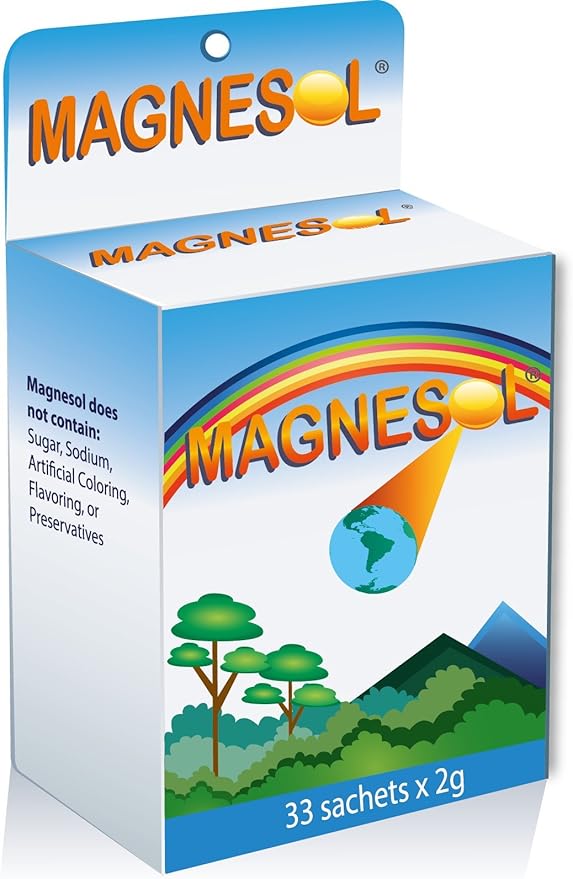 Magnesium Supplement - Magnesium Chloride with Zinc Oxide - Powder Form - 260mg / 33 Sachet 1 Pack