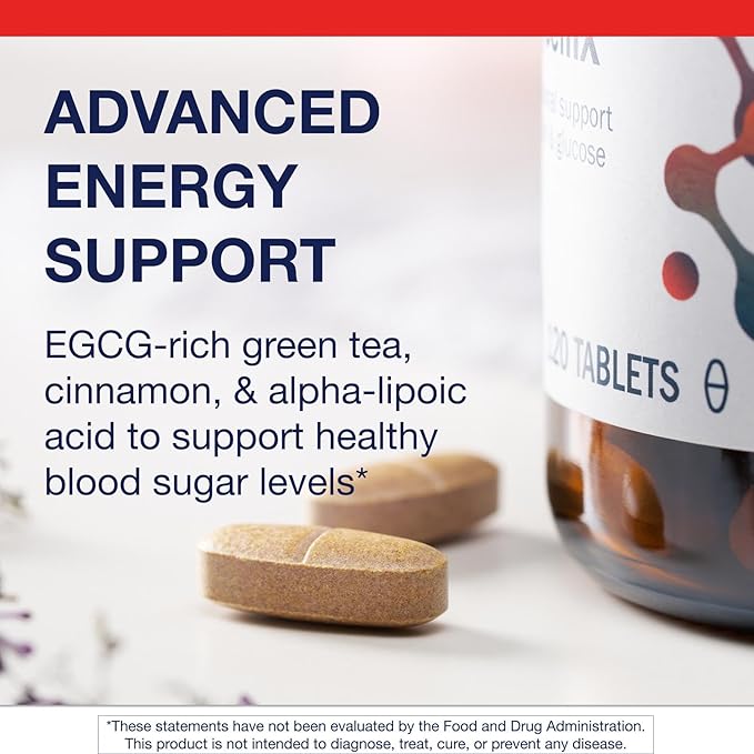 Metagenics MetaGlycemX - 100 mg Alpha-Lipoic Acid - Supports Carbohydrate Metabolism* - Antioxidant Support* - with Green Tea Extract - Non-GMO &amp Gluten-Free - 120 Count