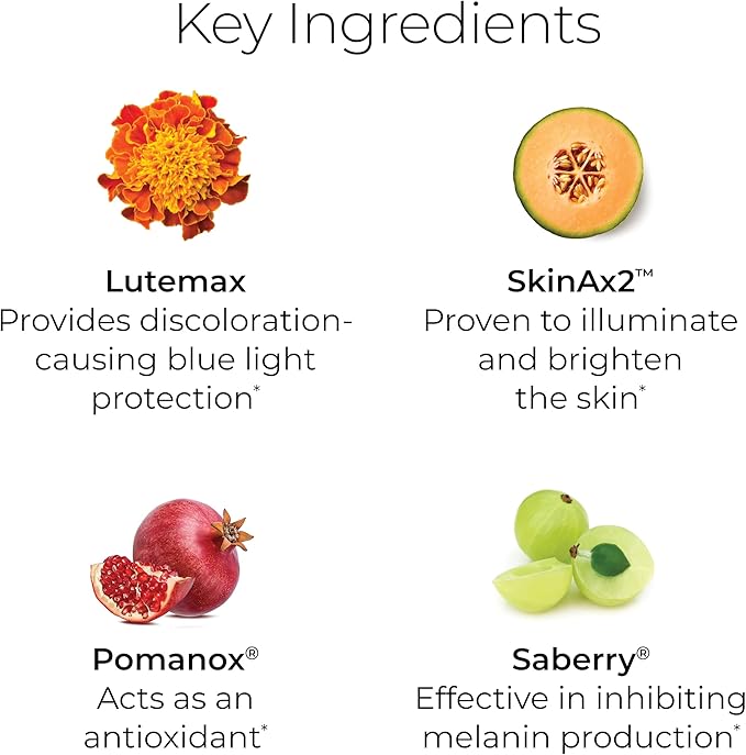 Hush &amp Hush Vitamin C Supplement for Skin Brightening – Clinically Proven Antioxidant-Rich Formula to Reduce Dark Spots Discoloration &amp Blue Light Damage – Vegan Non-GMO Gluten-Free – 60 C