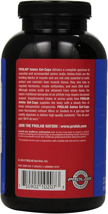 PROLAB NUTRITION AMINO GELCAPS 200 SGEL