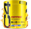 C4 Ripped Pre Workout Powder for Energy Beta Alanine Sugar Free Energy Supplement Preworkout for Men &amp Women - 150mg Caffeine + Creatine-Free - Icy Blue Razz - 30 Servings
