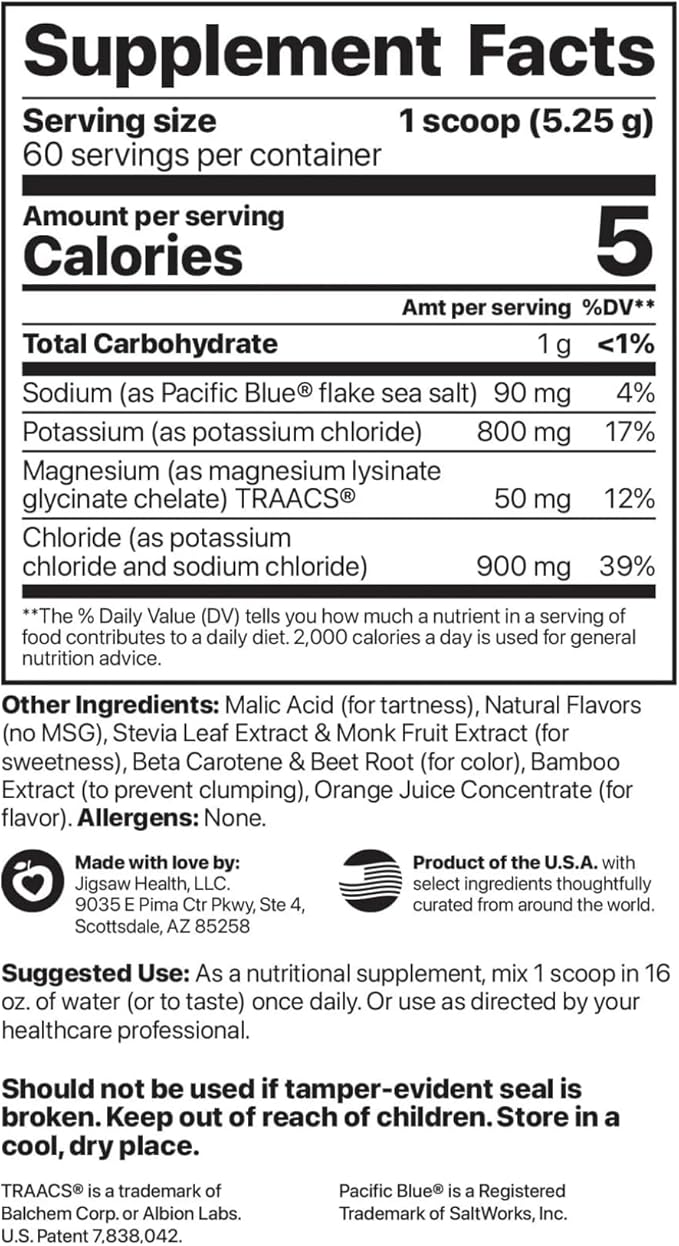 Jigsaw Health Bundle | Adrenal Cocktail 60 Servings (Jar) and Potassium Cocktail (Orange) 60 Servings (Jar)