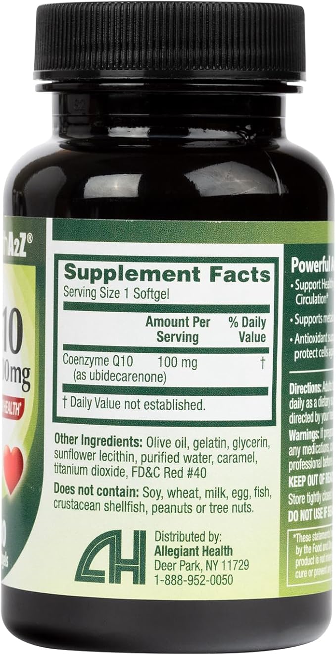 CoQ-10 Fast Release 100mg 80 softgels