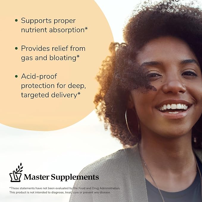 Master Supplements TruBifido - 30 Capsules Pack of 2 - Powerful Probiotic for Colon Health &amp Energy - Immune Booster Supports Regularity - Gluten Free - 60 Total Servings