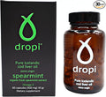 Dropi Pure Icelandic Cod Liver Oil Capsules - Extra Virgin - Organic Fresh Spearmint Extract - Cod Liver Oil Softgels Naturally Rich in Super Omega 3 Fatty Acids Vitamin A Vitamin D - 60 Ct (500mg)