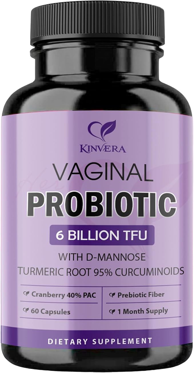 UT Defense Vaginal Probiotics for Women – Probiotics &amp Prebiotics + D-Mannose Turmeric Root 95% Curcuminoids &amp Cranberry 40% PAC – 6 Billion CFU Lactobacillus Blend – 60 Veggie Capsules
