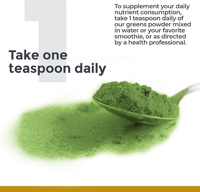 Premier Research Labs Premier Organic Greens - Super Greens Powder Greens Superfood Powder for Drinks Green Juice Nutrition Support Supergreens for Men &amp Women Spinach Alfalfa Chlorella - 1