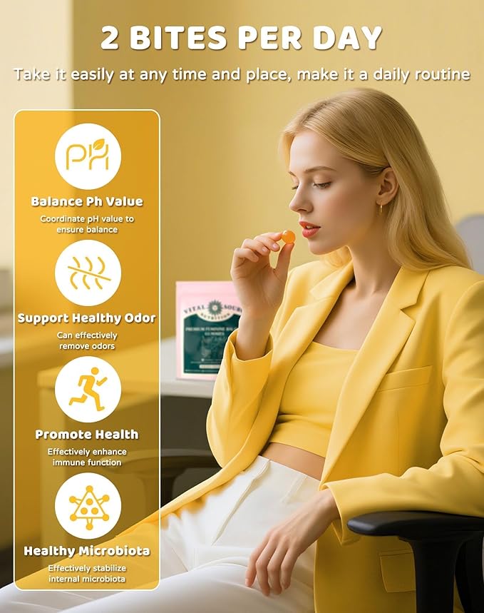 Premium Feminine Balance Gummies for Women’s PH-Balanced Health&ampWellnessProbiotic Gummies for Vaginal Health&ampImmune Support Vegan Gluten-Free Low Calorie Hawaiian Pineapple60 Count 30 S