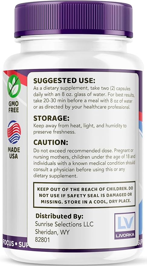 (2 Pack) Synaptic XR Capsules SynapticXR Synaptic XR Core Focus Synaptic XR Brain Caps Synaptic XR Brain Synaptic XR Synaptic XR Advanced Formula 120 Capsules for 2 Months