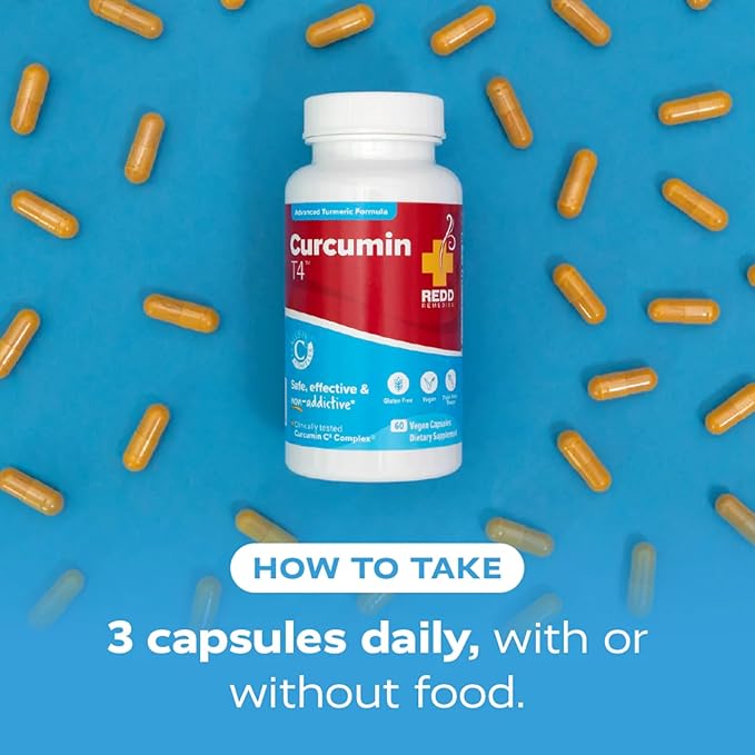 Redd Remedies Curcumin T4 Advanced Turmeric Formula 60 Vegan Capsules