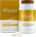 AGELESS™: UltraMAX Gold™ Capsules HGH Anti-Aging Supplement for Women Slows Cellular Aging Supports Immune Health Smoother Skin Tone and Restorative Sleep Weight Management 90 Capsules