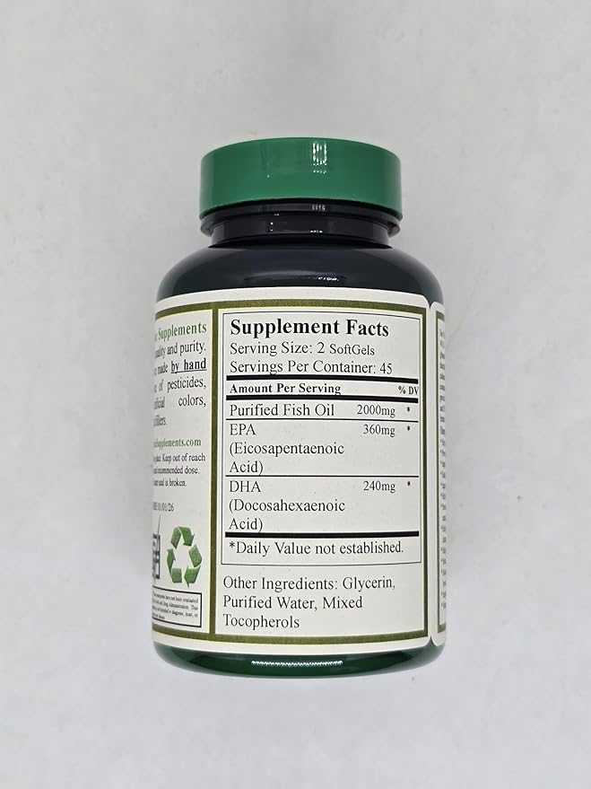 Green Organic Supplements Fish Oil
