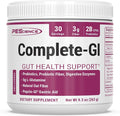 PEScience Complete-GI Gut Health Powder Probiotics for Women and Men Digestive Enzymes Prebiotic Fiber L-Glutamine Pepzin GI Zinc Carnosine - Unflavored 30 Servings