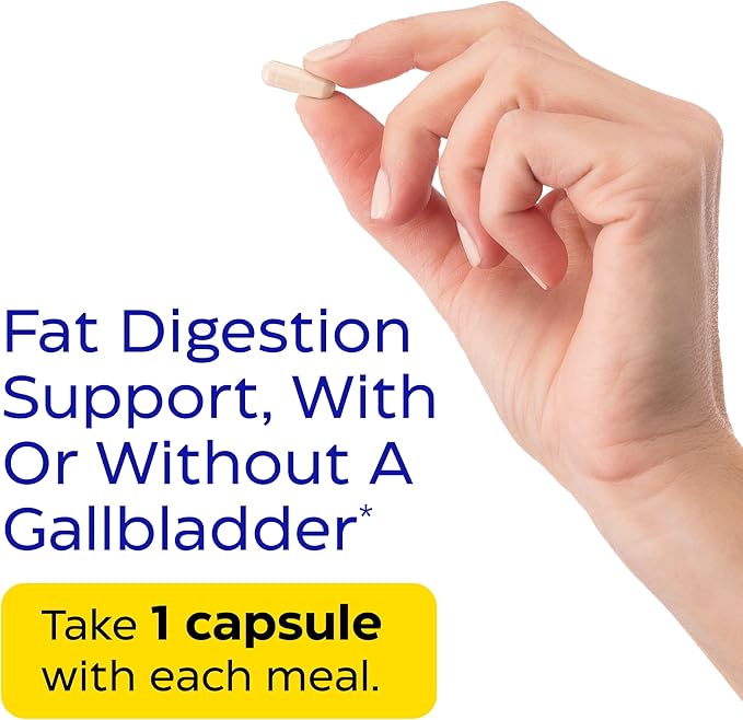 Enzymedica Lypo Gold - Protease Amylase &amp Lipase Digestive Enzymes for Women &amp Men Enzyme Supplement for Fat Digestion Gut Health &amp Gallbladder Support Helps Gas &amp Bloating Gluten