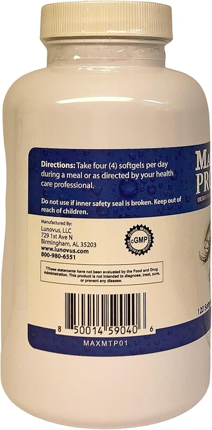 MedOp Pro 120 Softgels 1 Bottle - Formulated Eye Support with Omega-3 EPA DHA Vitamin A and Mucin Complex