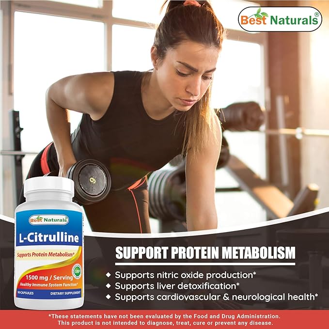 Best Naturals L-Glutamine 500 mg &amp L-Citrulline 1500 mg