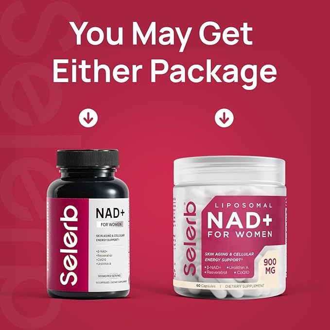 NAD+ Supplement for Women - NMN Alternative with β-NAD+ Trans-Resveratrol CoQ10 D-Ribose - Promotes Cellular Renewal Energy and Radiant Skin Health - 60 Capsules 2 Packs Advanced