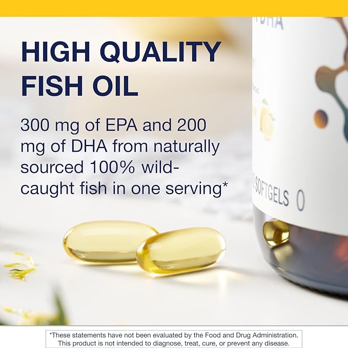 Metagenics OmegaGenics EPA-DHA 500 - High Potency Fish Oil Supplement for Cardiovascular Health* - Sustainably Sourced &amp Purity Tested - Non-GMO &amp Gluten-Free - 240 Softgels
