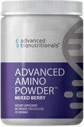 Advanced Bionutritionals – Advanced Amino Powder Amino Acid Supplement Build Muscle Post Workout Recovery EnergyNon-GMO Gluten Free Dairy Free Vegan (30 Servings)
