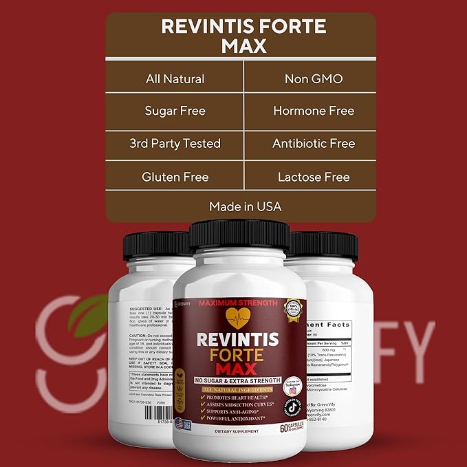 Revintis Forte Max Resveratrol Supplement Maximum Strength (2)