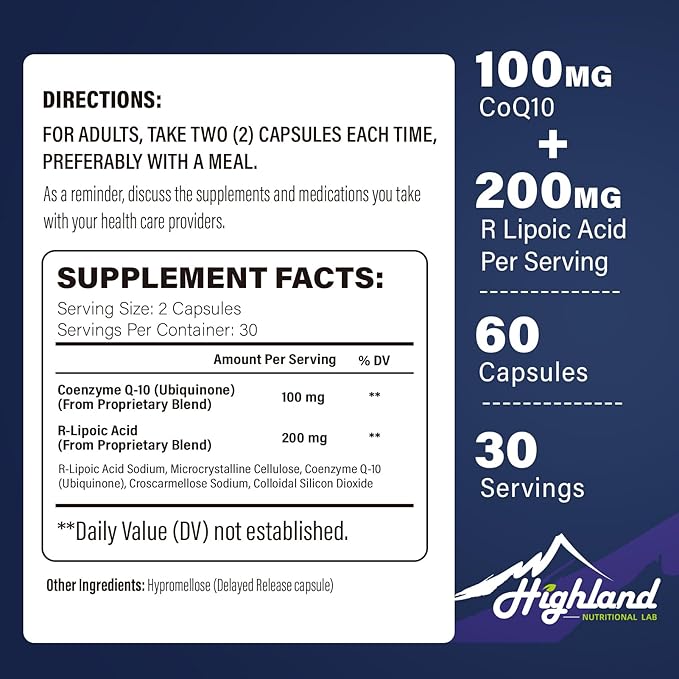 R-Lipoic Acid (Na) + CoQ10 and R-Lipoic Acid (Na) Bundle