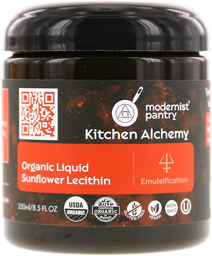 Pure Organic Liquid Sunflower Lecithin Gluten-Free Vegan OU Kosher Certified - 250ml/8.5oz