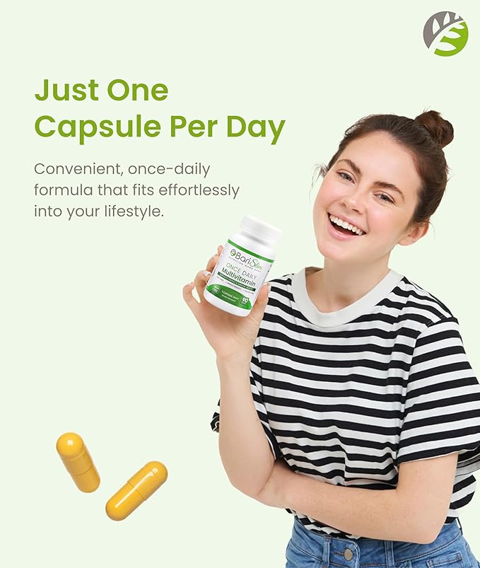 BariSlim Once Daily Bariatric Multivitamin Capsule - Iron-Free Formula - Bariatric Vitamin and Supplement for Post Surgery Including Gastric Bypass and Gastric Sleeve | 90-Day Supply