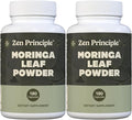 Zen Principle Organic Moringa Oleifera. Ultra-Premium. Provides an All Natural Energy Boost and Multi-Vitamin. A Raw Superfood Vegan No GMO and Gluten Free. 360 Capsules.