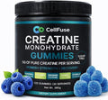 Creatine Monohydrate Gummies 5000 mg per Serving Sugar Free Blue Raspberry Flavor GMP Compliant. Muscle &amp Strength Recovery Supplement 120 Gummies (30servings) 3rd Party Tested.