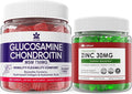 LILICARE Sugar Free Zinc Gummies 2 Pack + Glucosamine Chondroitin Gummies 2 Pack